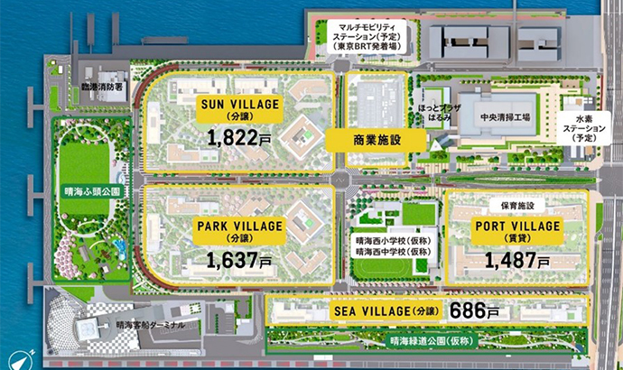 敷地配置完成予想図